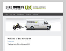 Tablet Screenshot of bikemoversuk.co.uk